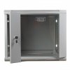 Digitus Szafa sieciowa wisząca 19 cali 9U rack 600x600, drzwi szyba, niedzielona, niezłożona, Szara